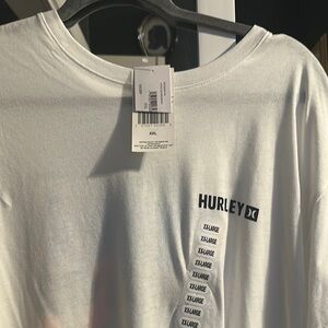 Hurley White Logo Tee